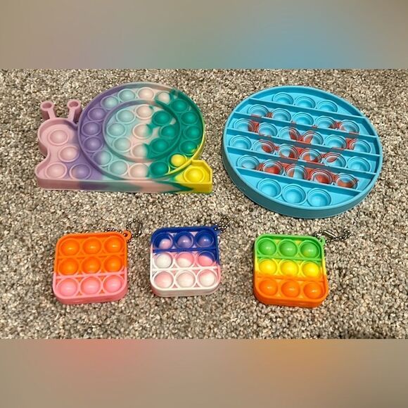 (3/$15) Fidget toys pop it toys LOT - Picture 1 of 4